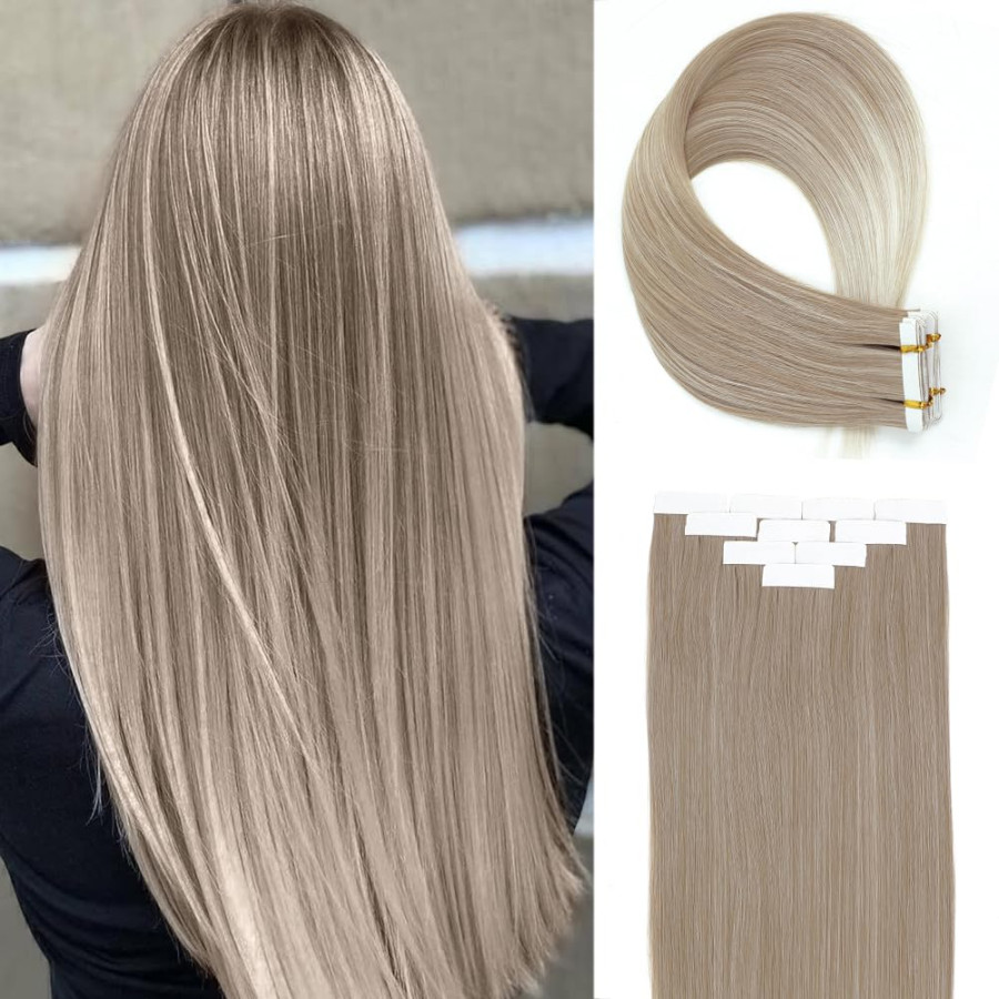 Extensii Tape IN White Platinum #20